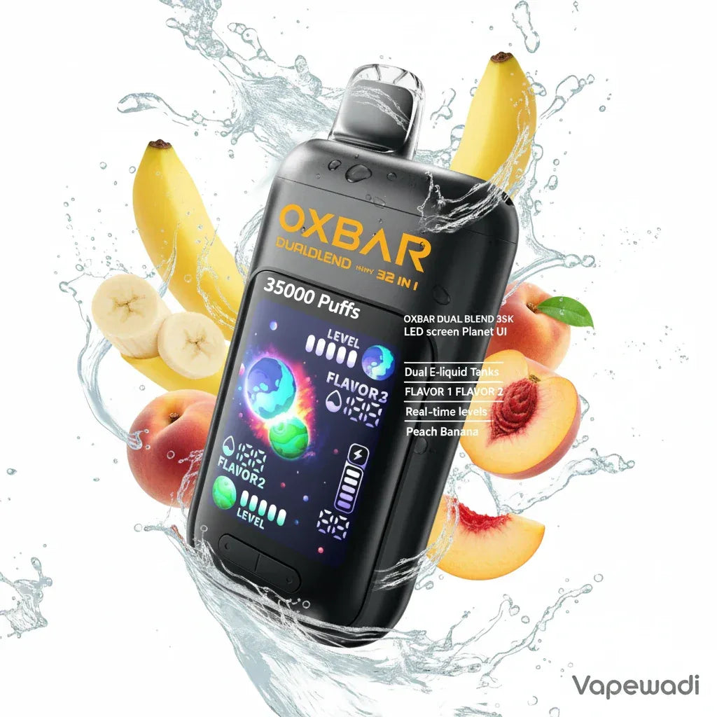 OXBAR Dual Blend 35,000 Puffs Disposable Vape | Vapewadi Riyadh OXBAR Dual Blend 35,000 Puffs Disposable Vape | Vapewadi Riyadh