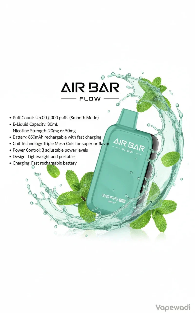 how much is elf bar vape Flow Bar Disposable Pods | 600 Puffs & Nicotine Options main image 0