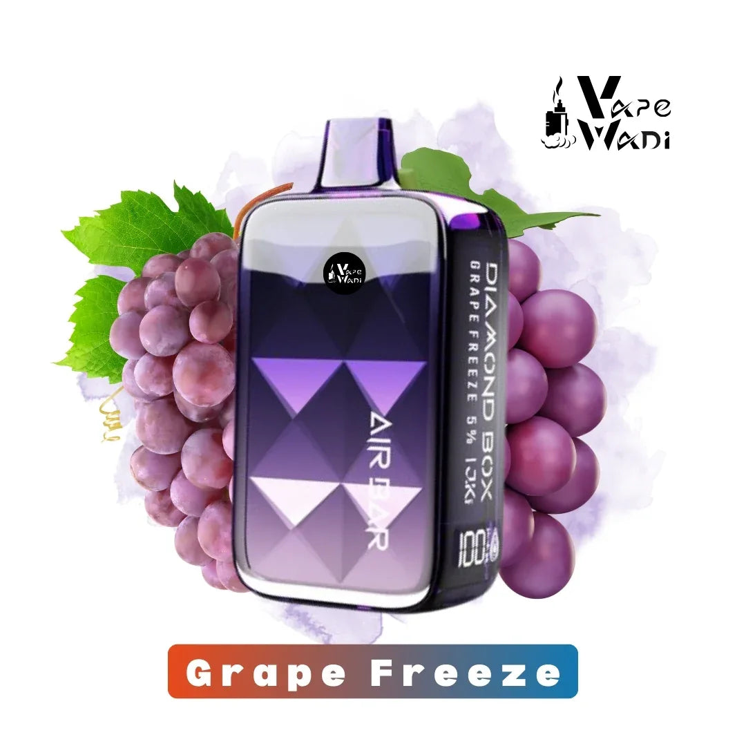 Air Bar Diamond Box 20,000 Puffs Disposable Vape - Grape Freeze 