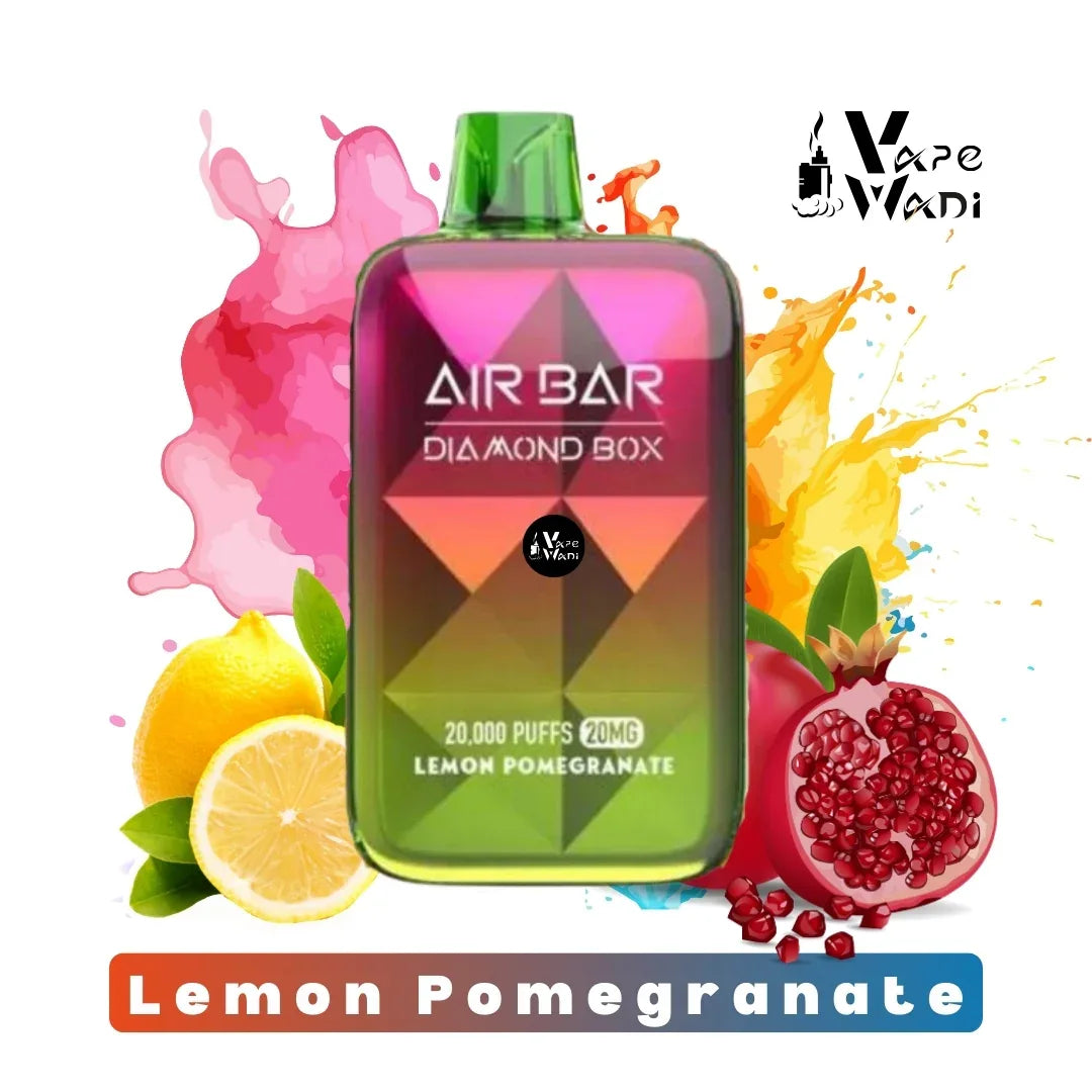Air Bar Diamond Box 20,000 Puffs Disposable Vape - Lemon Pomegranate