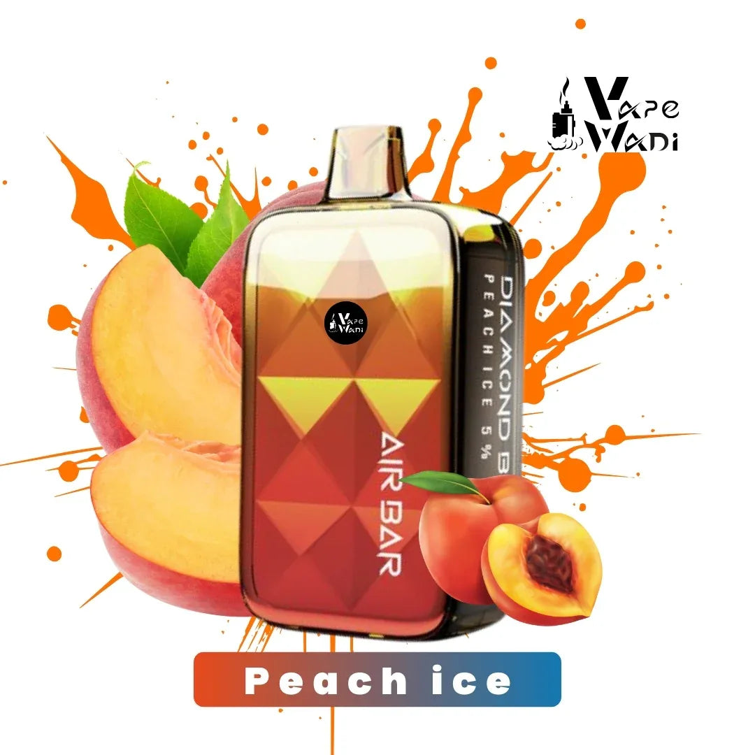 Air Bar Diamond Box 20,000 Puffs Disposable Vape - Peach ice