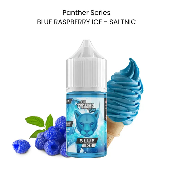 Blue Raspberry Ice Saltnic 30ml (20mg/30mg/50mg) | Panther Series | Icy Fruity Flavor - Riyadh Vape Shop