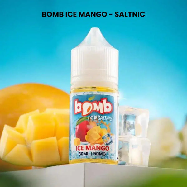 Bomb Ice Mango Saltnic 30ml (30mg/50mg) in Riyadh - Riyadh Vape Shop