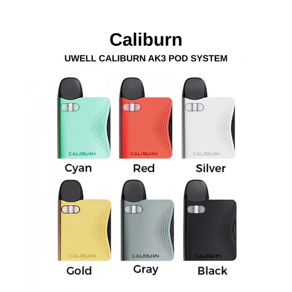 Uwell Caliburn AK3 Pod Kit – 15W Output & 520mAh Battery | Riyadh - Riyadh Vape Shop