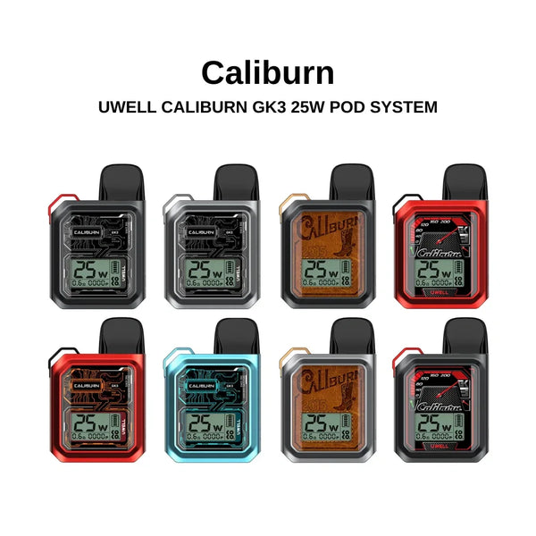 Uwell Caliburn GK3 Pod Kit – 25W Dual Coil & 850mAh Battery | Riyadh - Riyadh Vape Shop