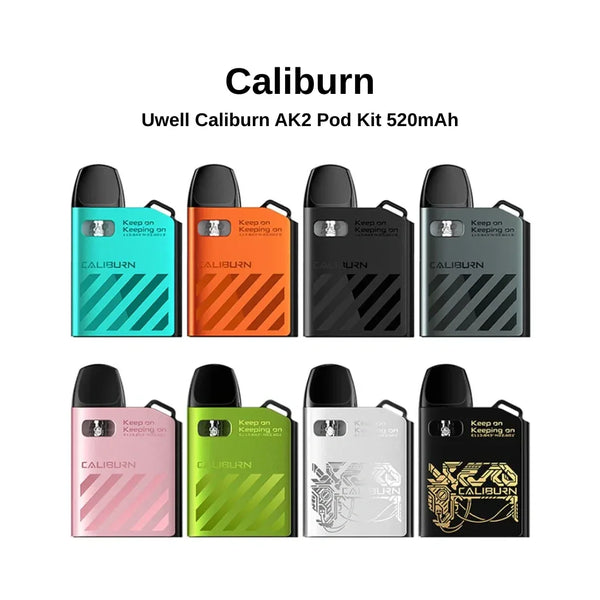 Uwell Caliburn AK2 Pod Kit – 520mAh Battery & Auto-Draw | Riyadh - Riyadh Vape Shop