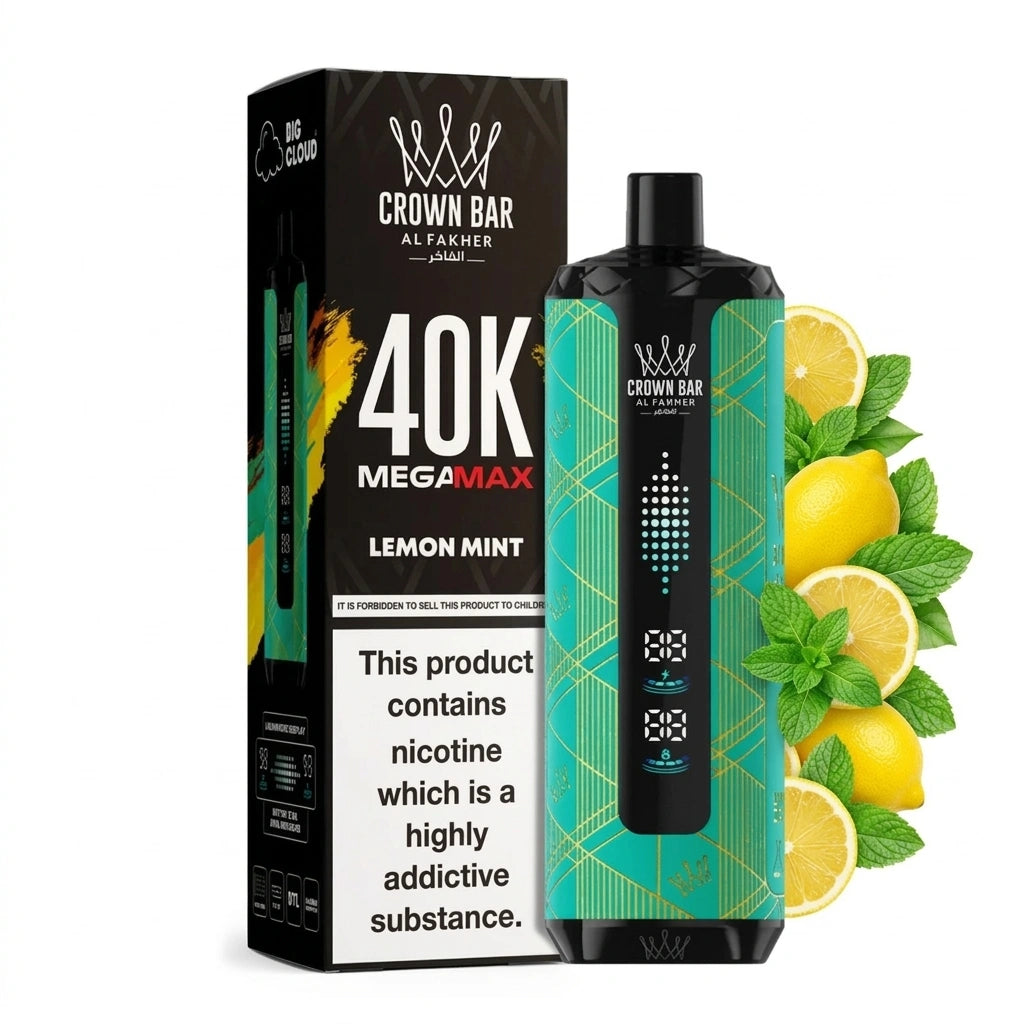 Al Fakher Crown Bar Mega Max 40,000 Puffs DTL (6mg)