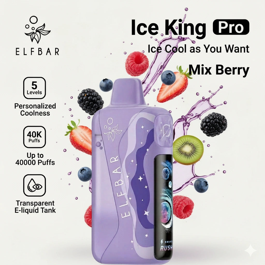 ELFBAR Ice King Pro 40000 Puffs Disposable Vape - Mix Berry