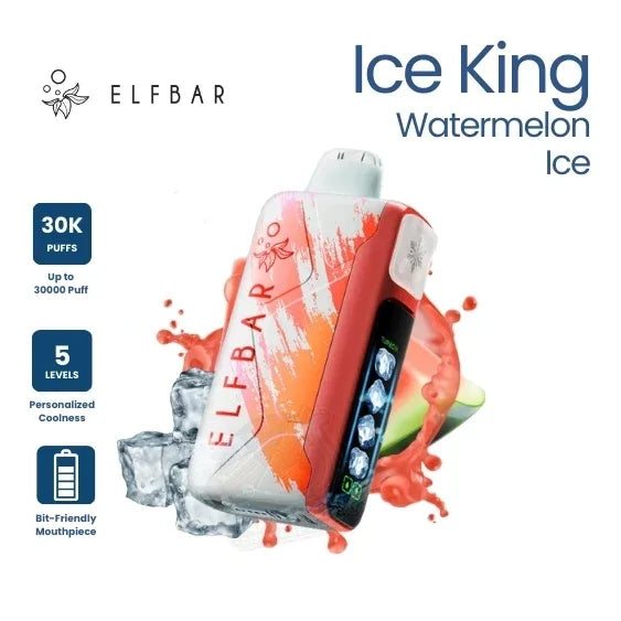 Elf Bar Ice King 30,000 Puffs Disposable Vape - Watermelon ice