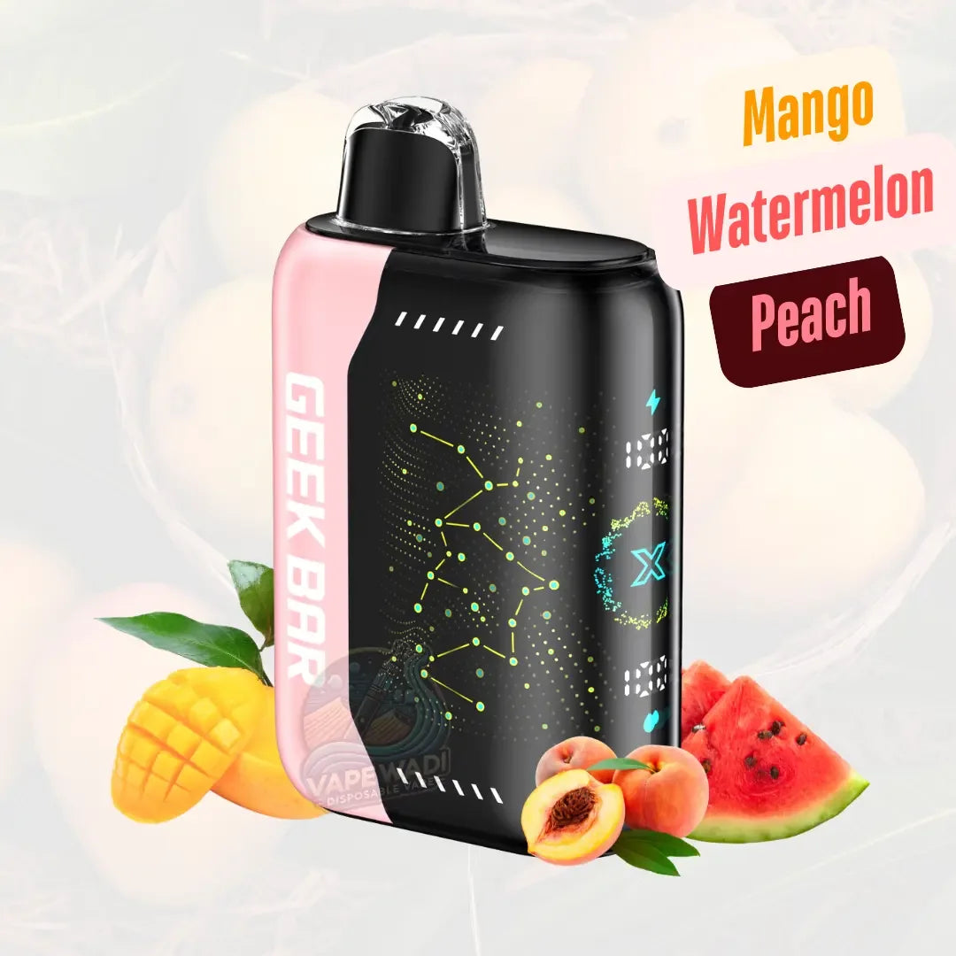 Geek Bar Pulse X 25,000 Puffs Disposable Vape - Mango Watermelon Peach