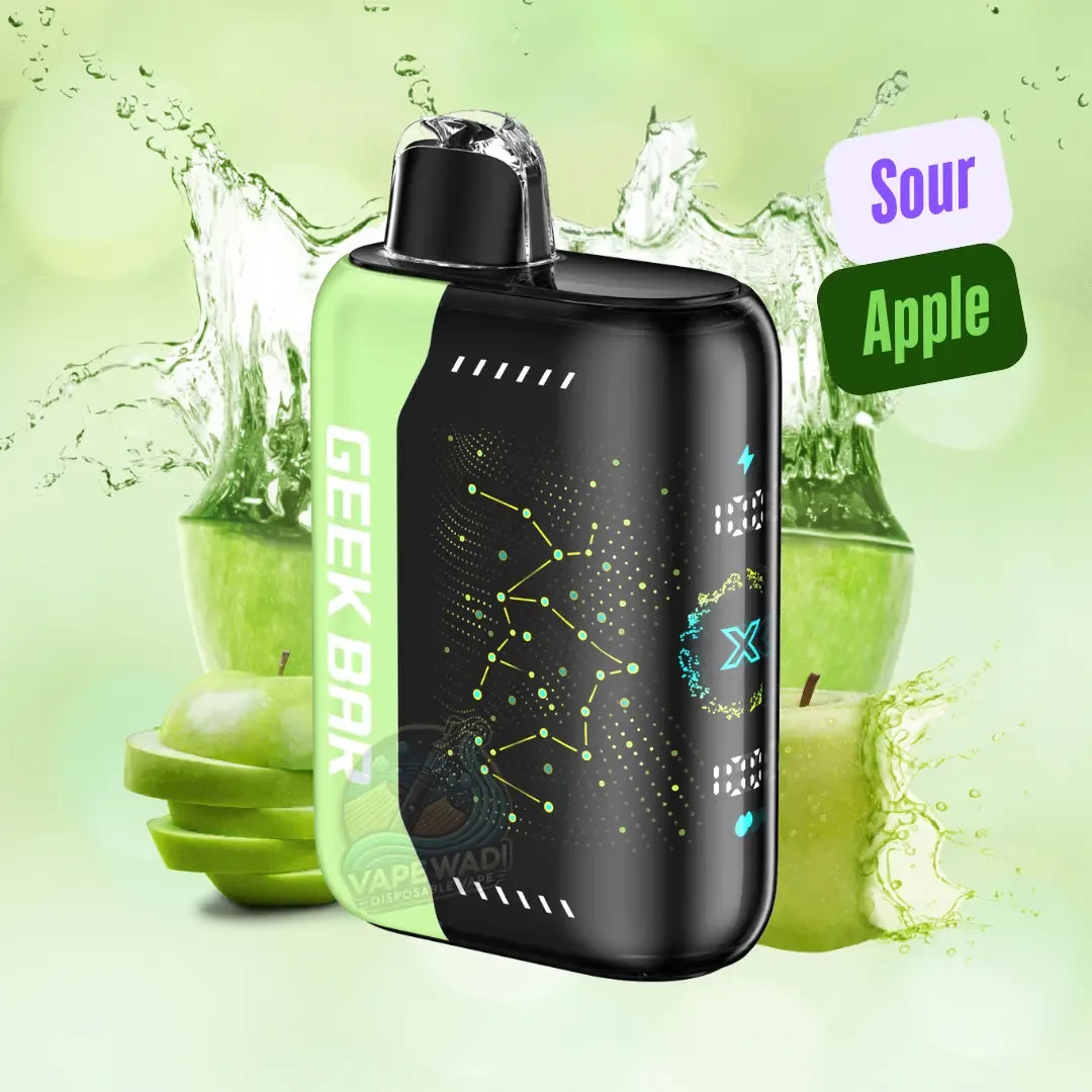 Geek Bar Pulse X 25,000 Puffs Disposable Vape - Sour Apple