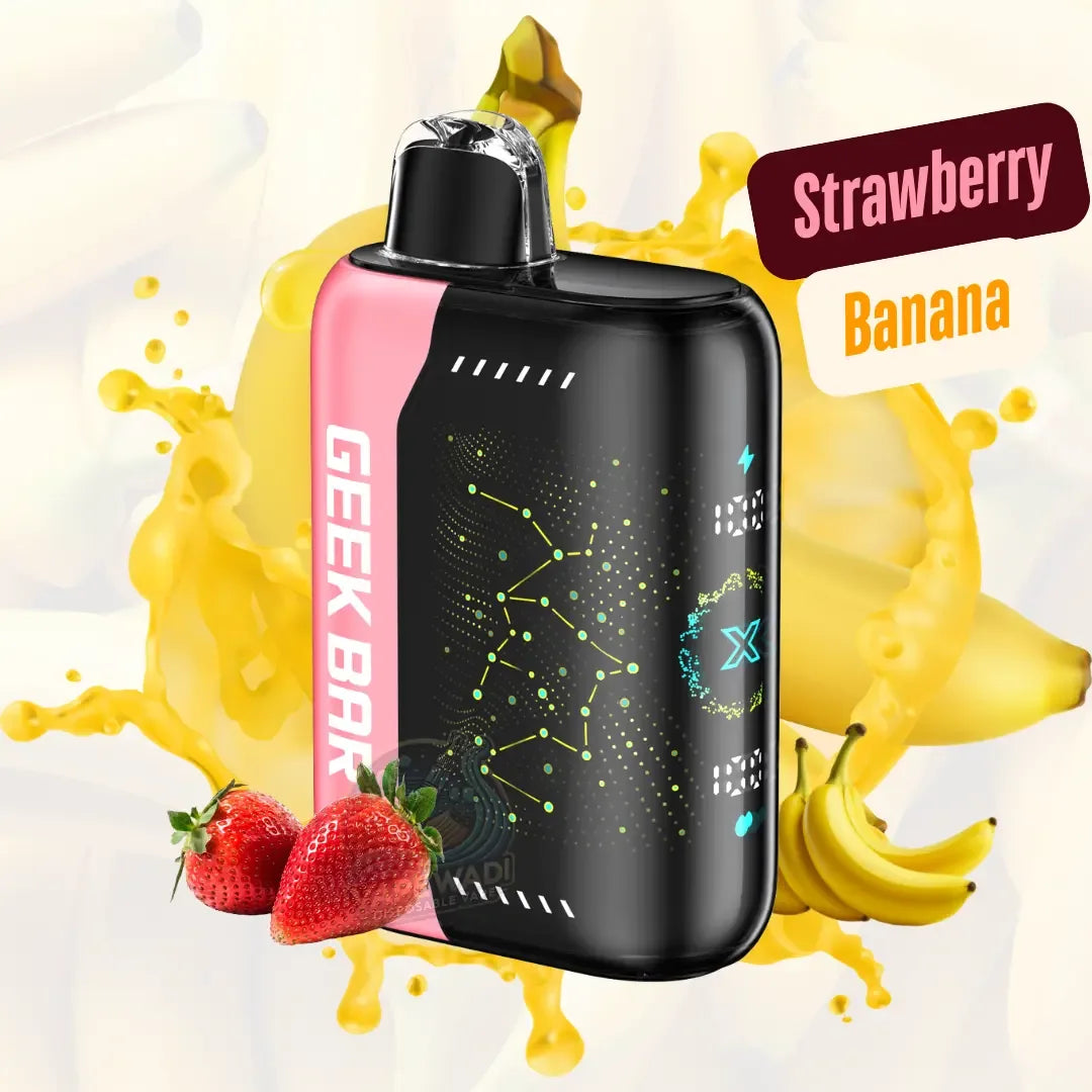 Geek Bar Pulse X 25,000 Puffs Disposable Vape - Strawberry Banana