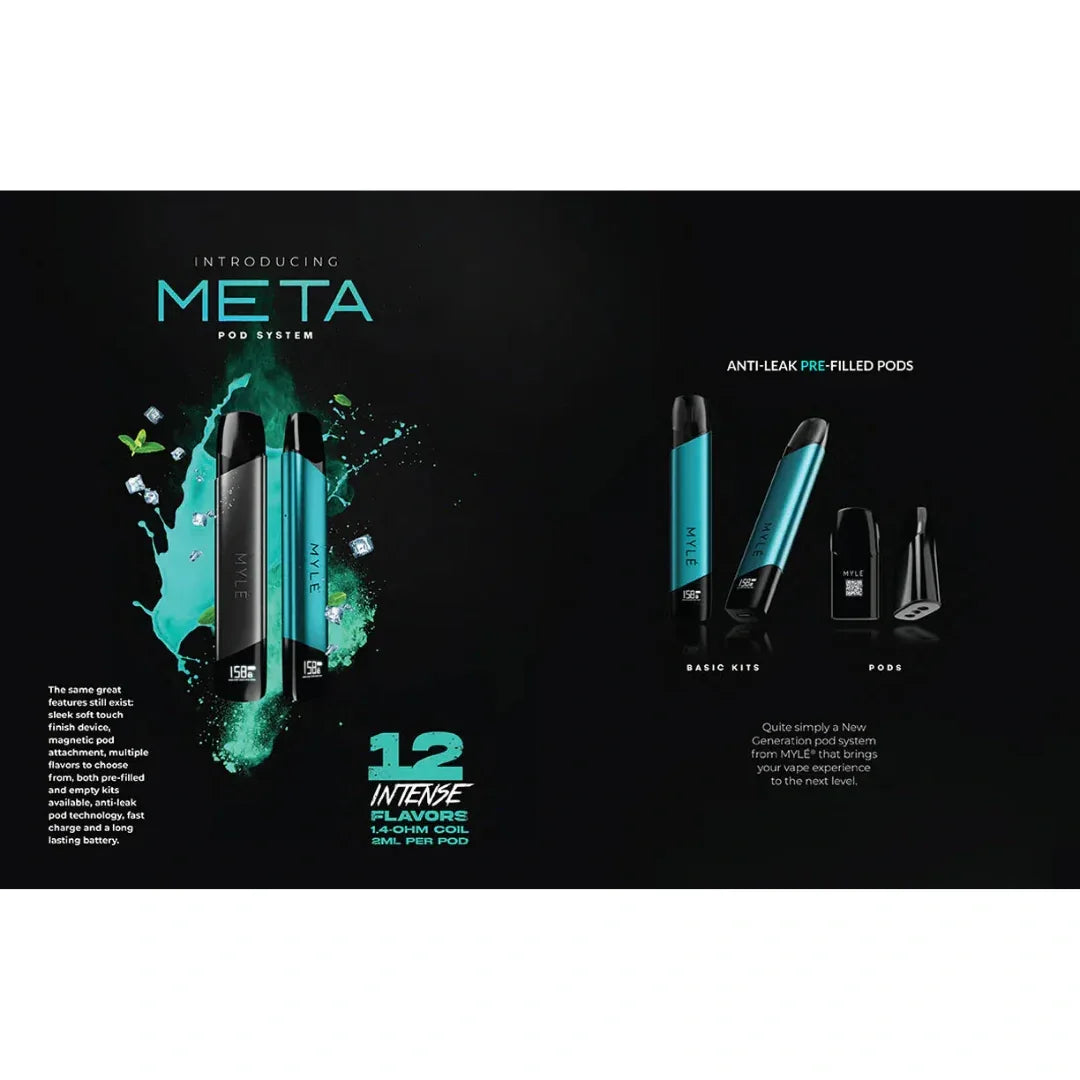 MYLE Meta V5 Pod System – Smart Vape Technology | Riyadh - Vapewadi | Premium Disposable Vapes in Riyadh