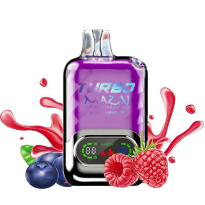 Mazaj Turbo 15,000 Puffs Disposable Vape - Berry Raspberry