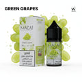 Mazaj Green Grape vape juice packaging with grapes 30 ml bottle with 30 mg nicotine