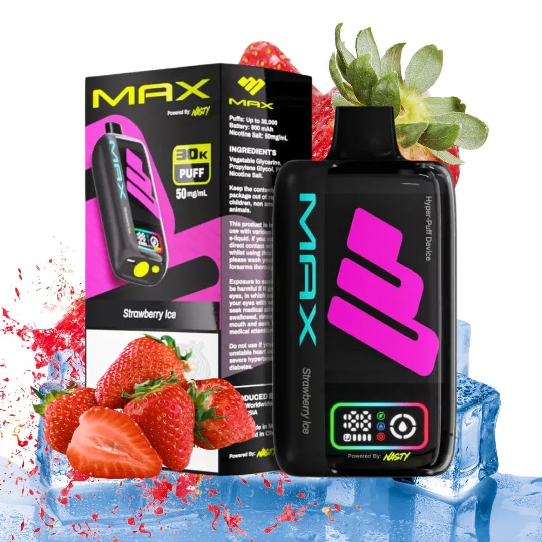 Nasty Max 30,000 Puffs Disposable Vape - Strawberry ice 