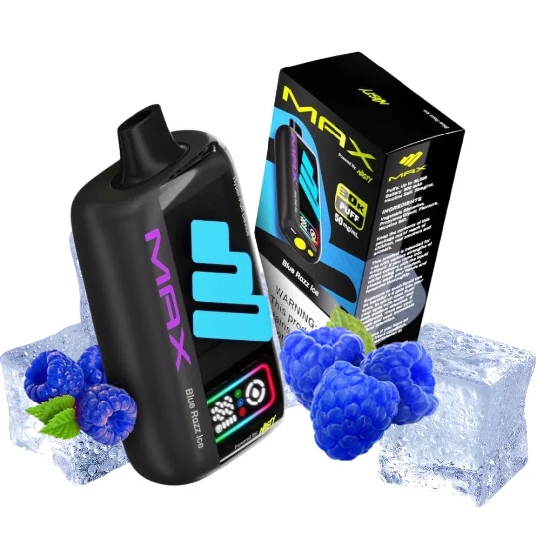 Nasty Max 30,000 Puffs Disposable Vape - Blue Razz ice