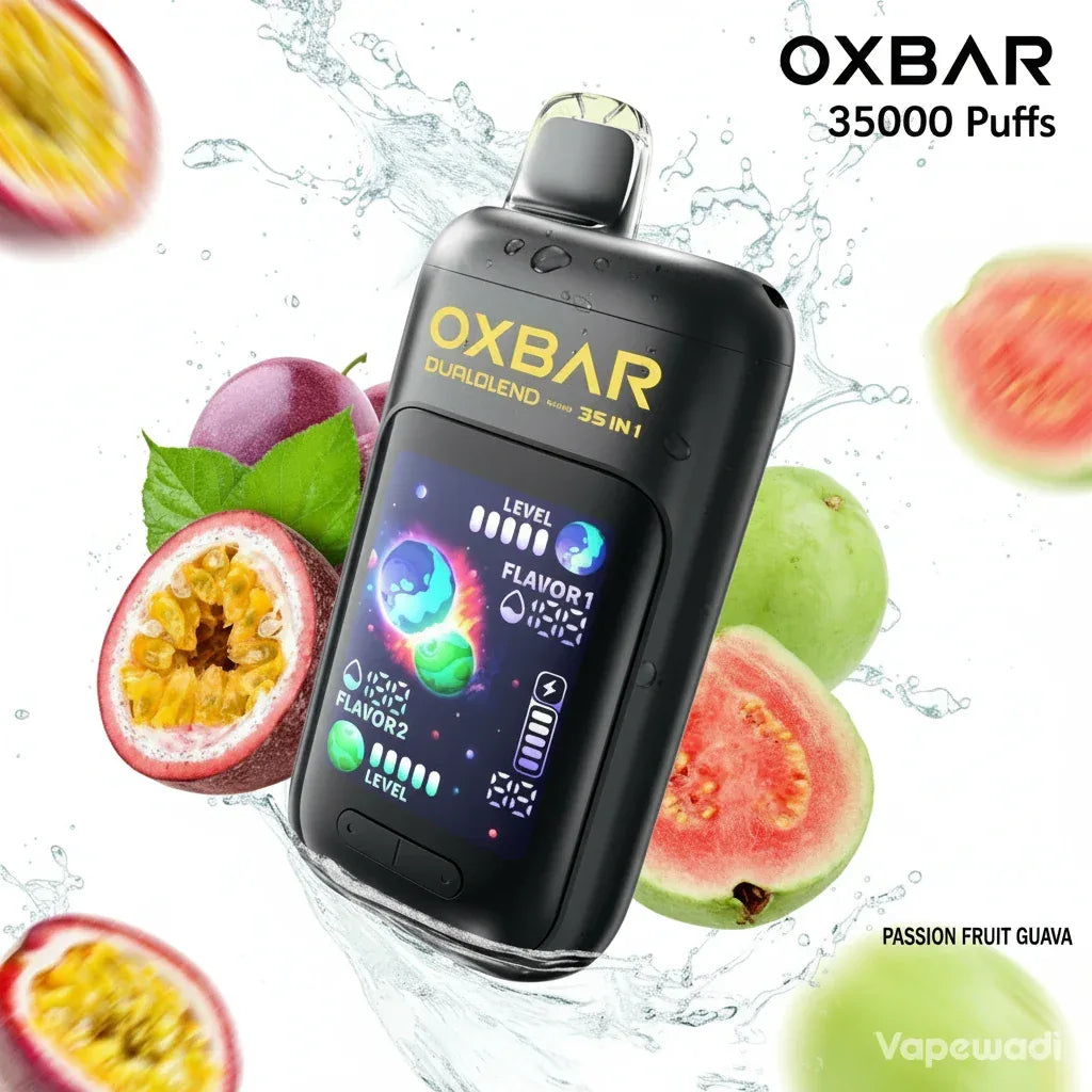 OXBAR Dual Blend 35,000 Puffs Disposable Vape - Passion Fruit Guava