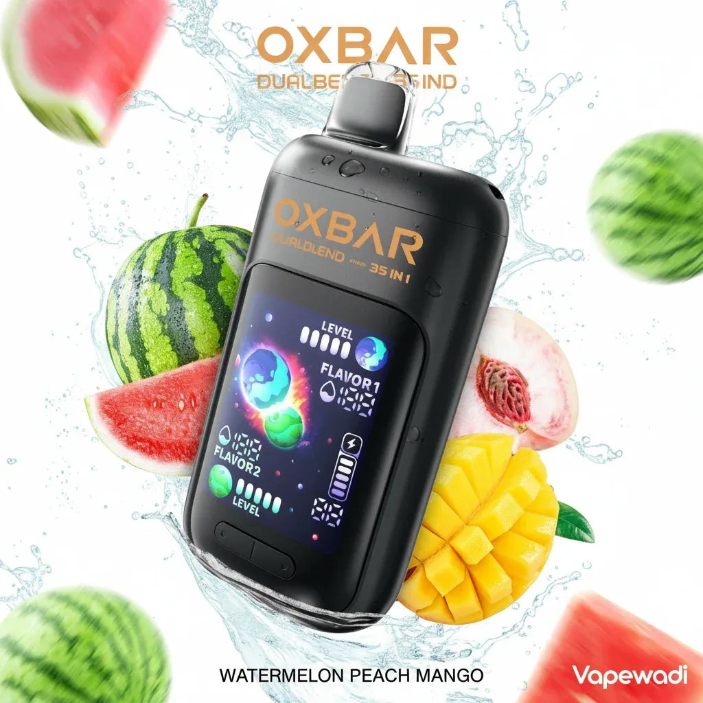 OXBAR Dual Blend 35,000 Puffs Disposable Vape - Watermelon Peach Mango