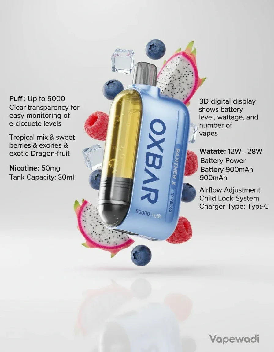 OXBAR PANTHER X 50000 Puffs Disposable Vape