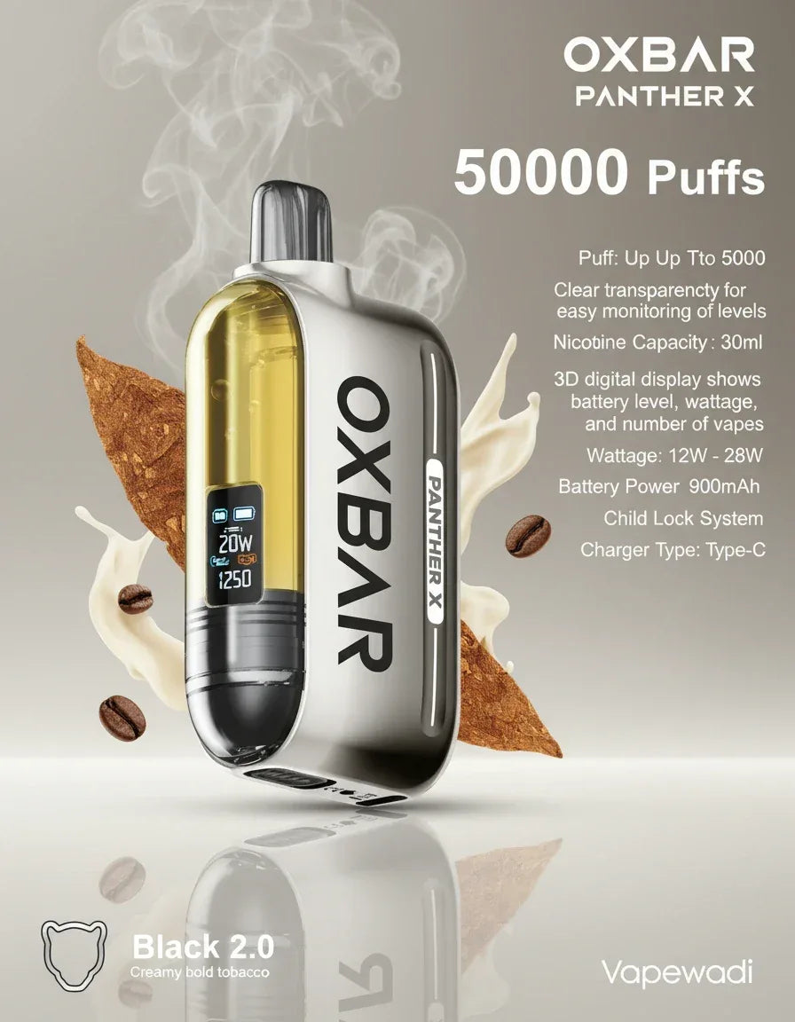 OXBAR PANTHER X 50000 Puffs Disposable Vape