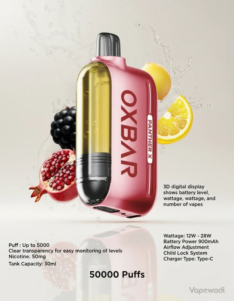 OXBAR PANTHER X 50000 Puffs Disposable Vape