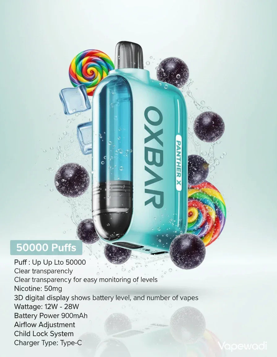 OXBAR PANTHER X 50000 Puffs Disposable Vape