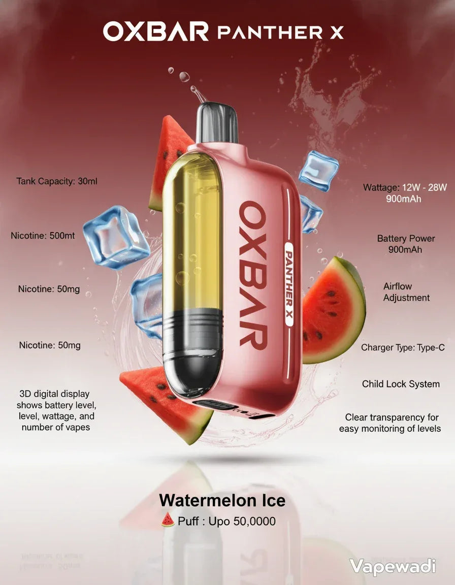 OXBAR PANTHER X 50000 Puffs Disposable Vape