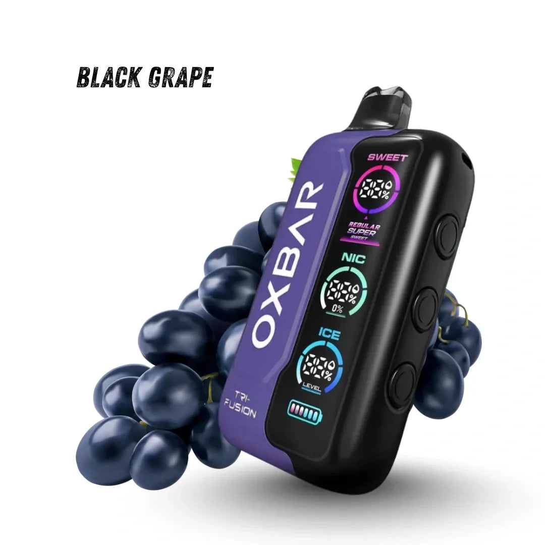 Oxbar Tri-Fusion 40000 Puffs Disposable Vape – Multiple Flavors | Dual Mesh Coil & Digital Display