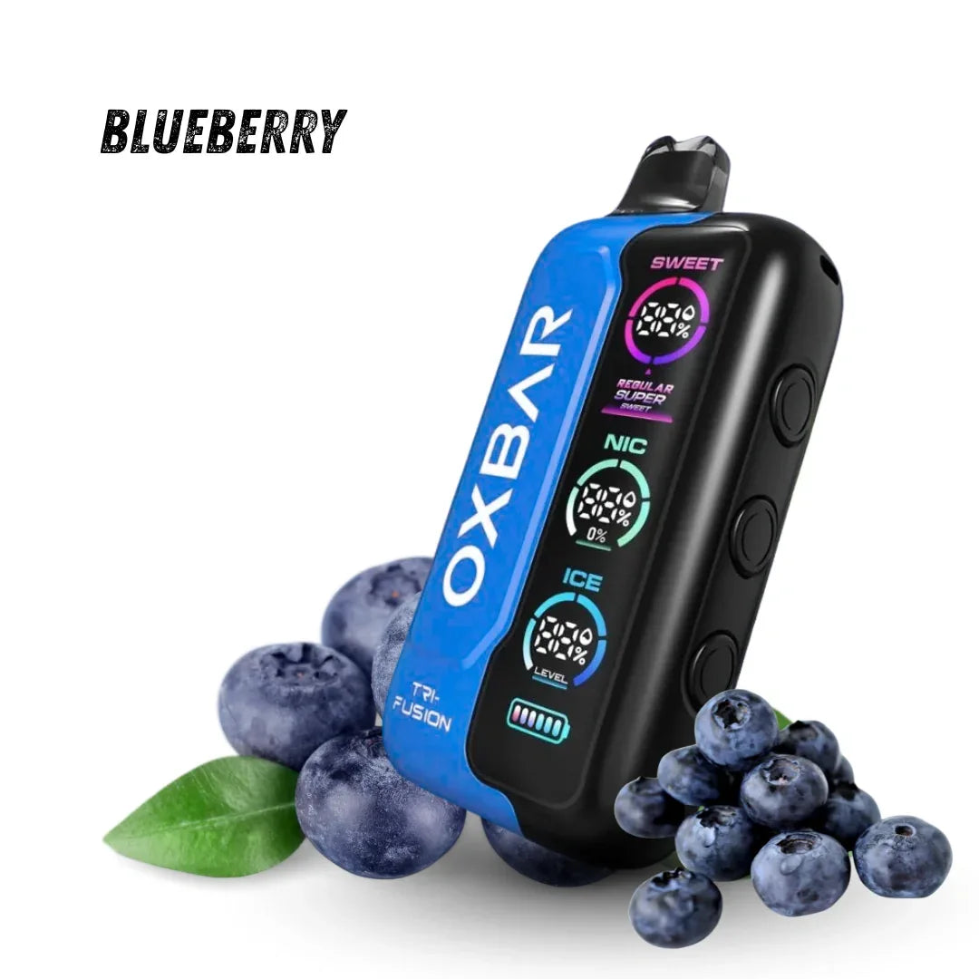 Oxbar Tri-Fusion 40000 Puffs Disposable Vape – Multiple Flavors | Dual Mesh Coil & Digital Display
