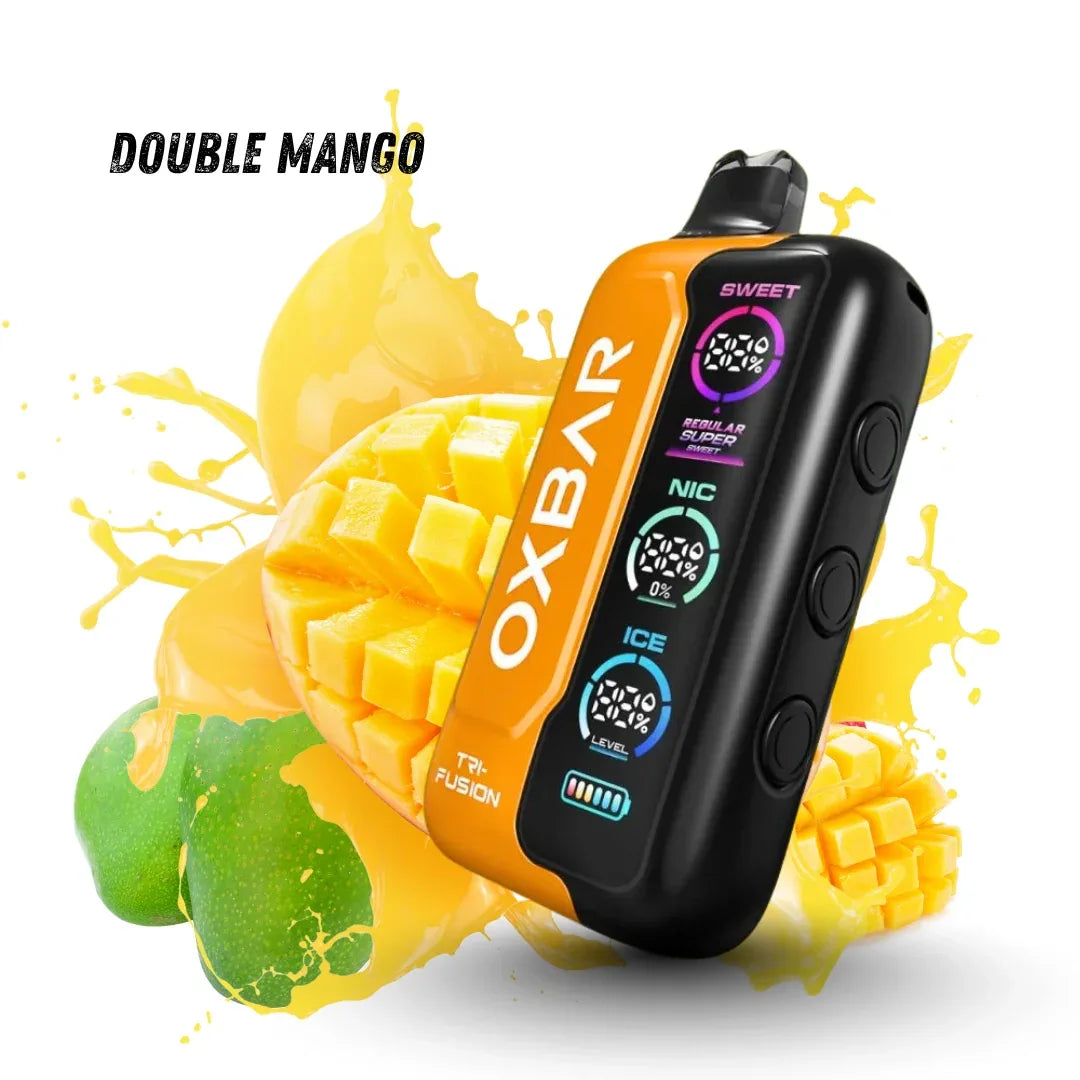 Oxbar Tri-Fusion 40000 Puffs Disposable Vape – Multiple Flavors | Dual Mesh Coil & Digital Display