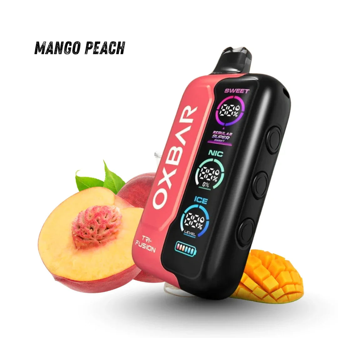 Oxbar Tri-Fusion 40000 Puffs Disposable Vape – Multiple Flavors | Dual Mesh Coil & Digital Display