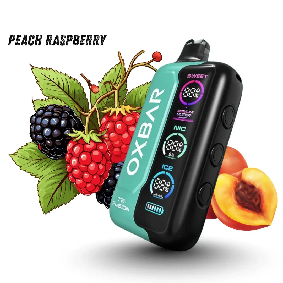 Oxbar Tri-Fusion 40000 Puffs Disposable Vape – Multiple Flavors | Dual Mesh Coil & Digital Display
