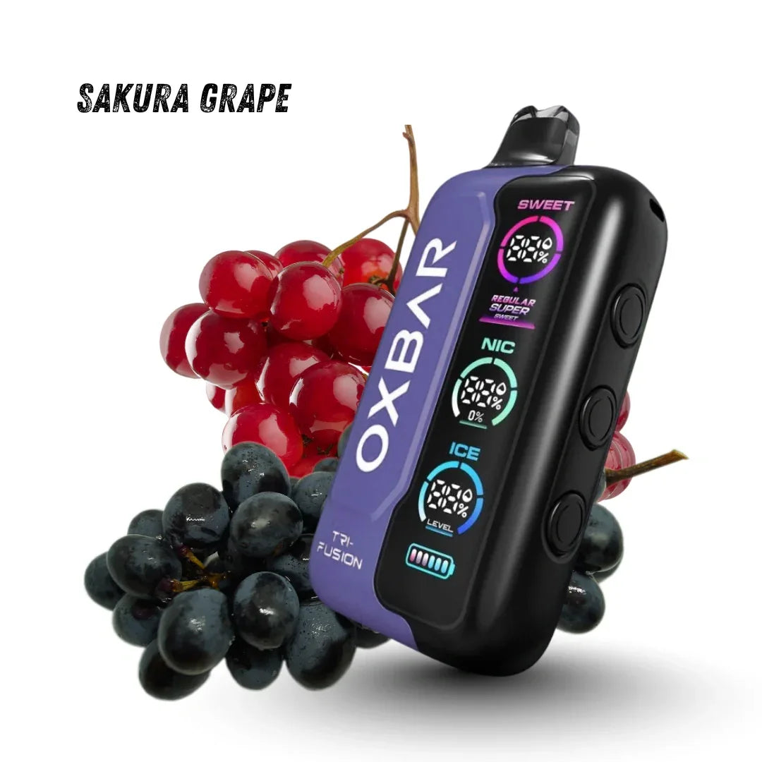 Oxbar Tri-Fusion 40000 Puffs Disposable Vape – Multiple Flavors | Dual Mesh Coil & Digital Display