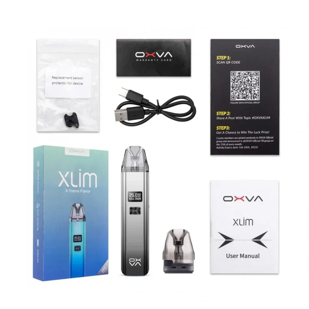 OXVA Xlim Pod Kit V2 – 1000mAh Battery & Adjustable Airflow | Riyadh - Vapewadi | Premium Disposable Vapes in Riyadh