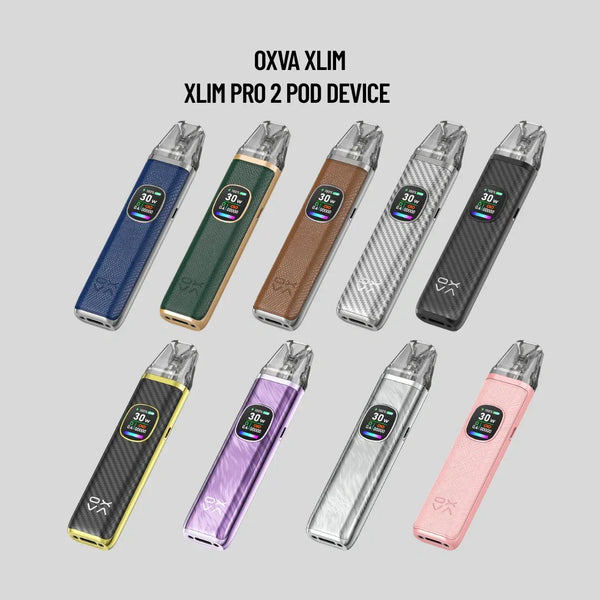 OXVA Xlim Pro 2 Kit – 30W Pod System w/ 1300mAh Battery & Color Screen - Riyadh Vape Shop
