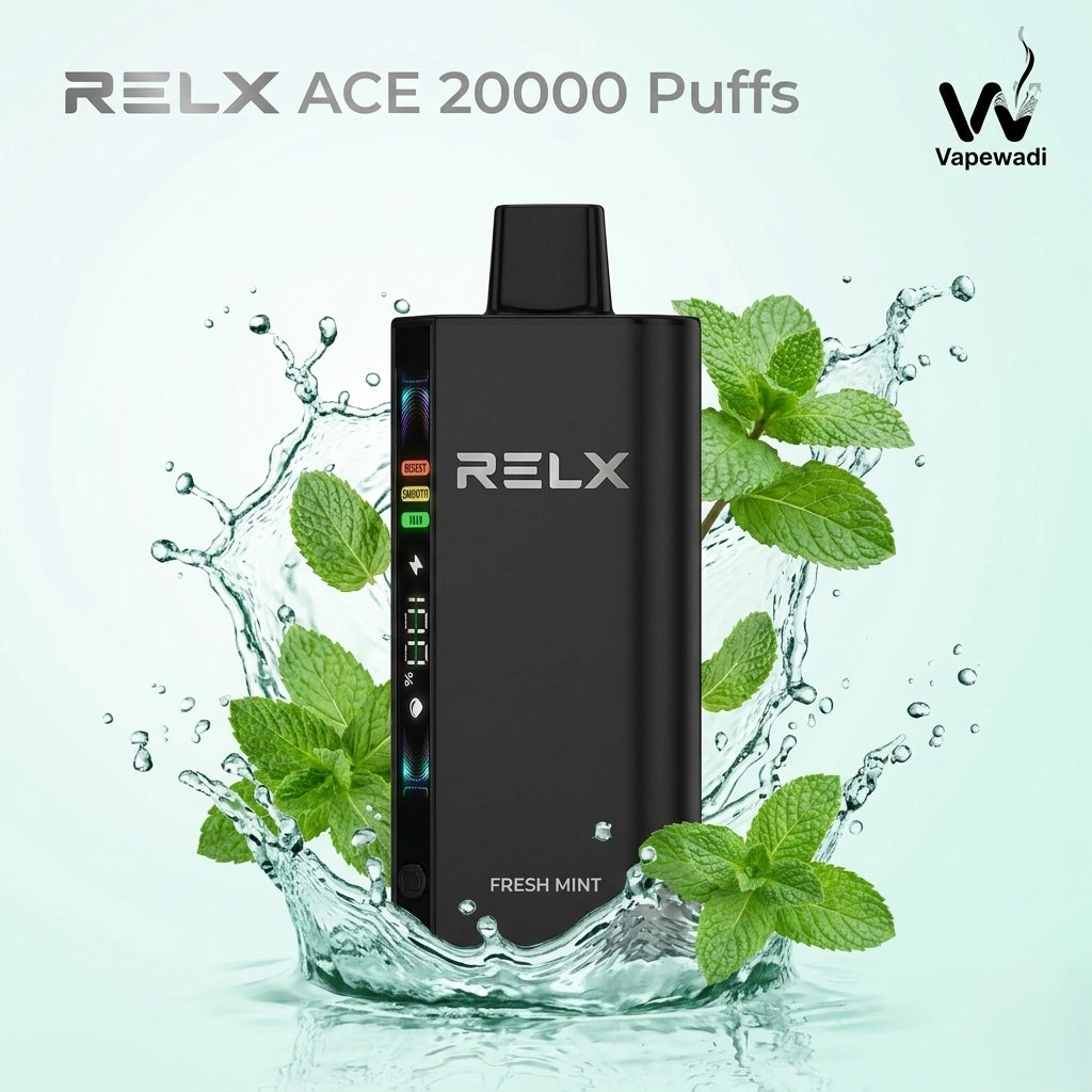 RELX ACE 20000 Puffs Disposable Vape | 3 Power Modes | Riyadh Same Day Delivery