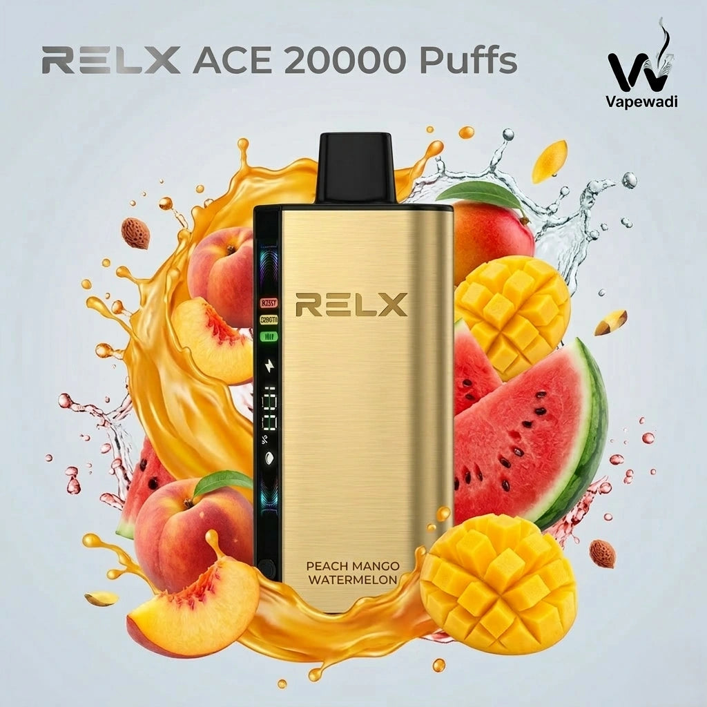 RELX ACE 20000 Puffs Disposable Vape | 3 Power Modes | Riyadh Same Day Delivery