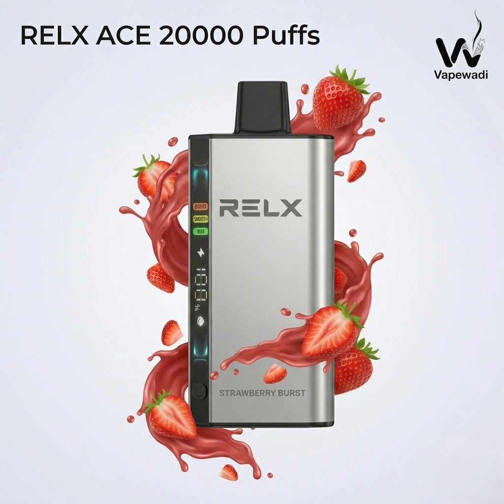 RELX ACE 20000 Puffs Disposable Vape | 3 Power Modes | Riyadh Same Day Delivery