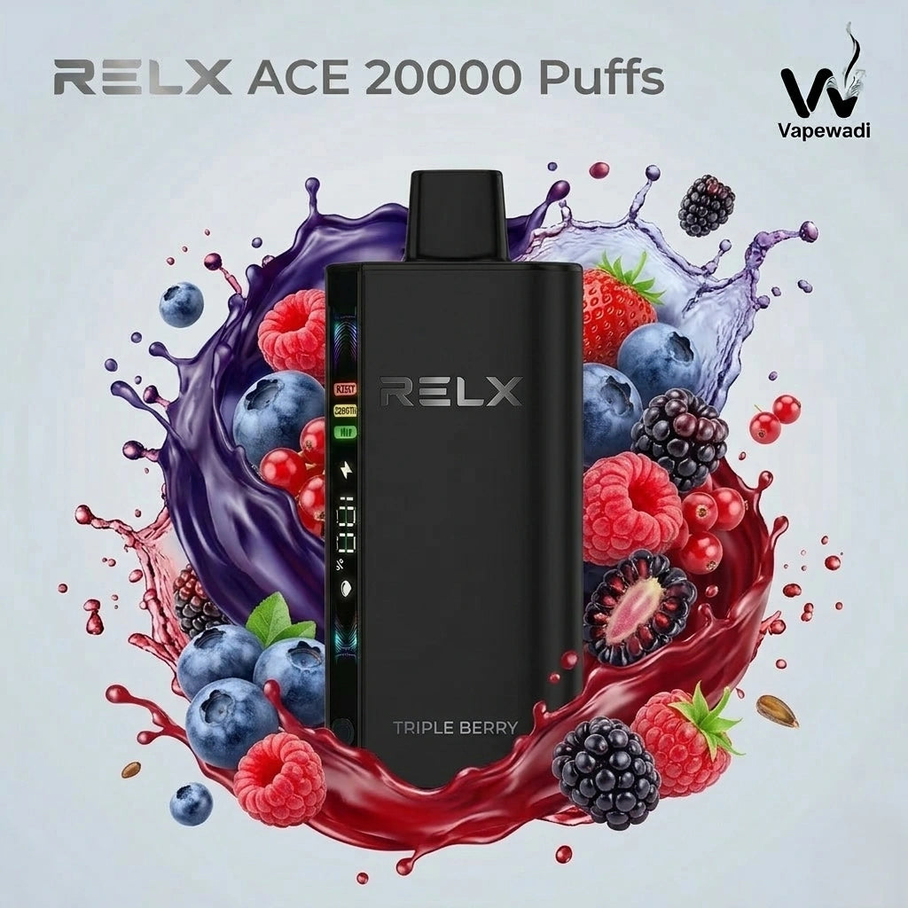 RELX ACE 20000 Puffs Disposable Vape | 3 Power Modes | Riyadh Same Day Delivery