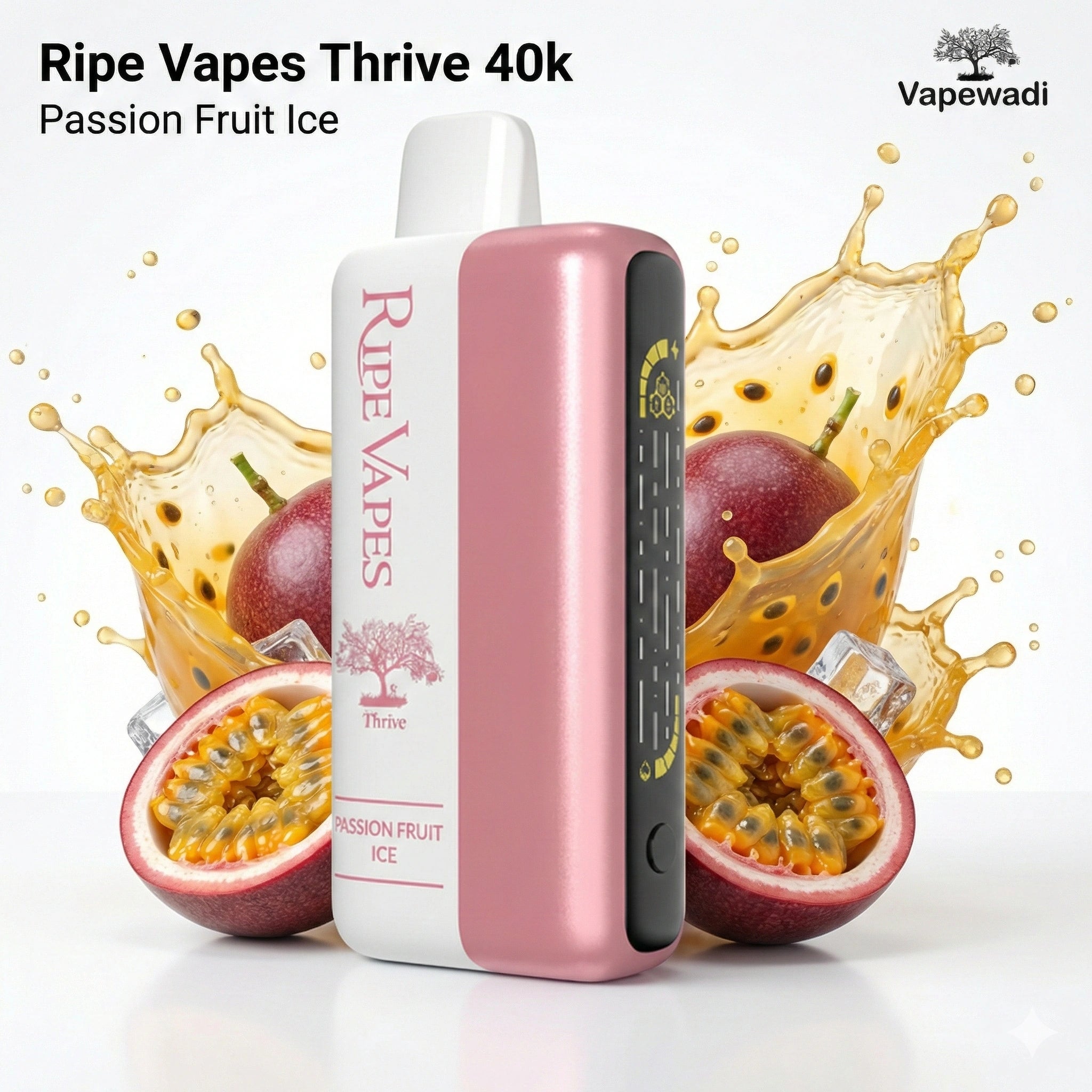 Ripe Vapes Thrive 40k Passion Fruit Ice- Fast Delivery Riyadh Saudi Arabia