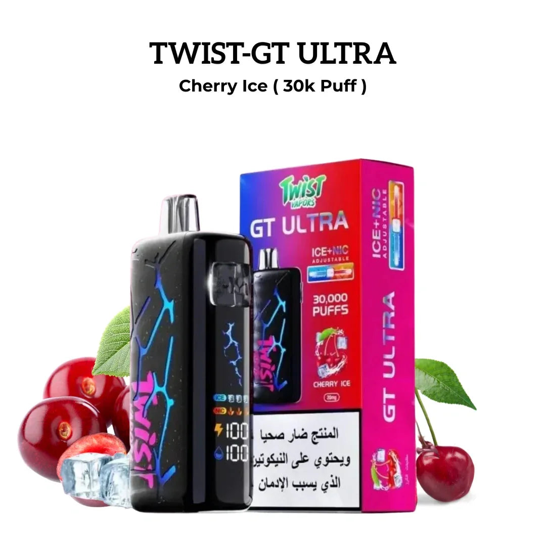 Twist Vapors GT MAX 30000 Puffs Disposable Vape Riyadh – Ultimate Vaping Experience