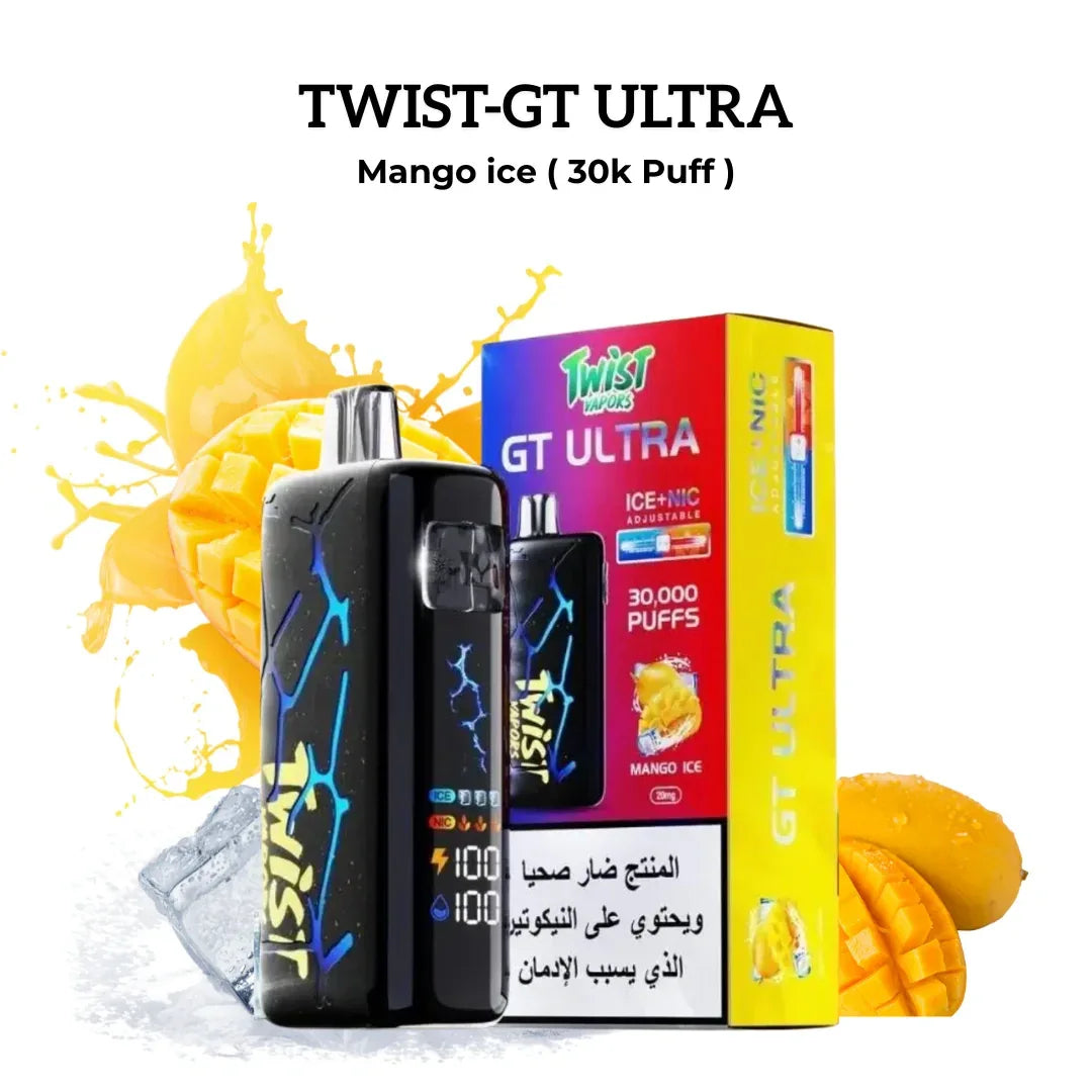 Twist Vapors GT MAX 30000 Puffs Disposable Vape Riyadh – Ultimate Vaping Experience