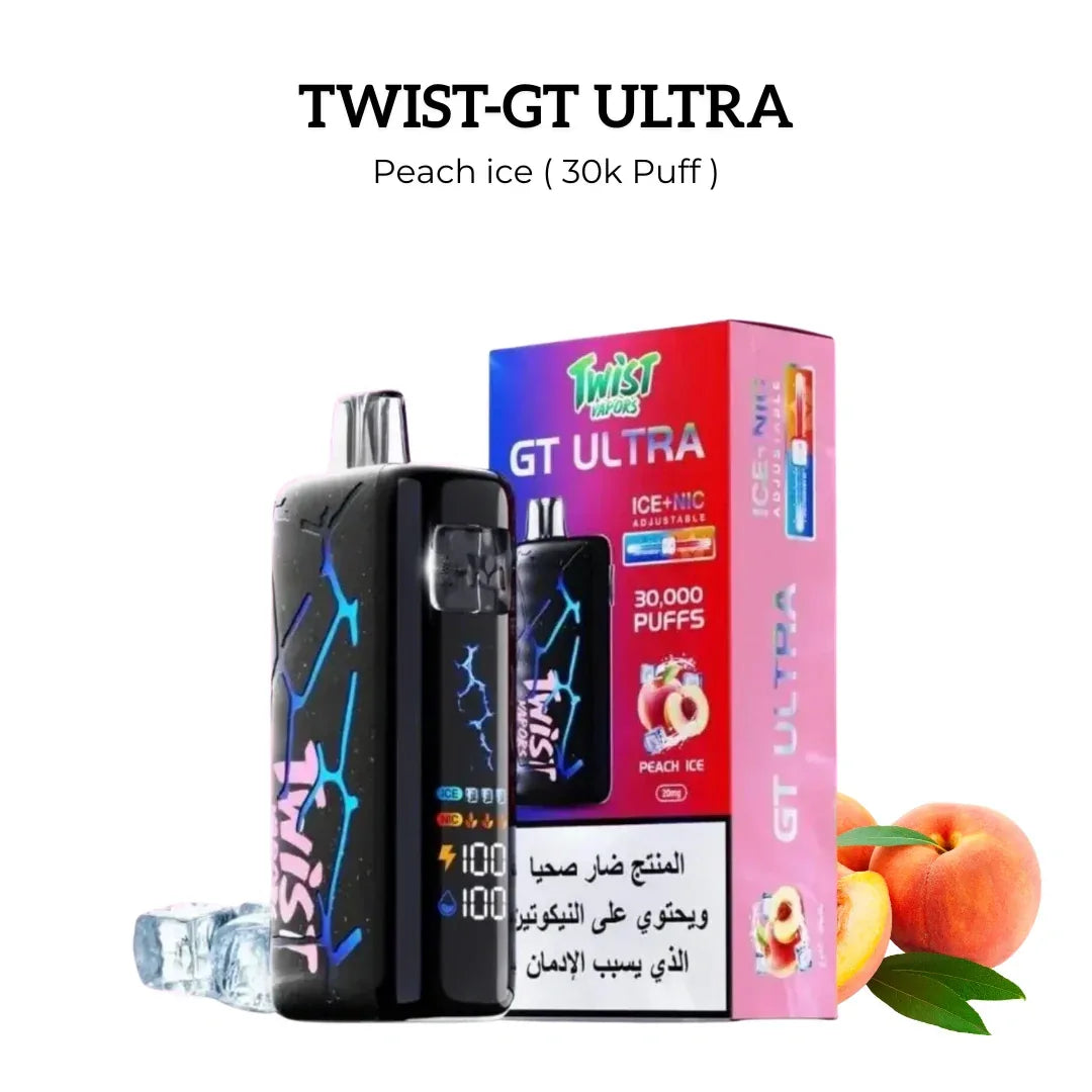 Twist Vapors GT MAX 30000 Puffs Disposable Vape Riyadh – Ultimate Vaping Experience