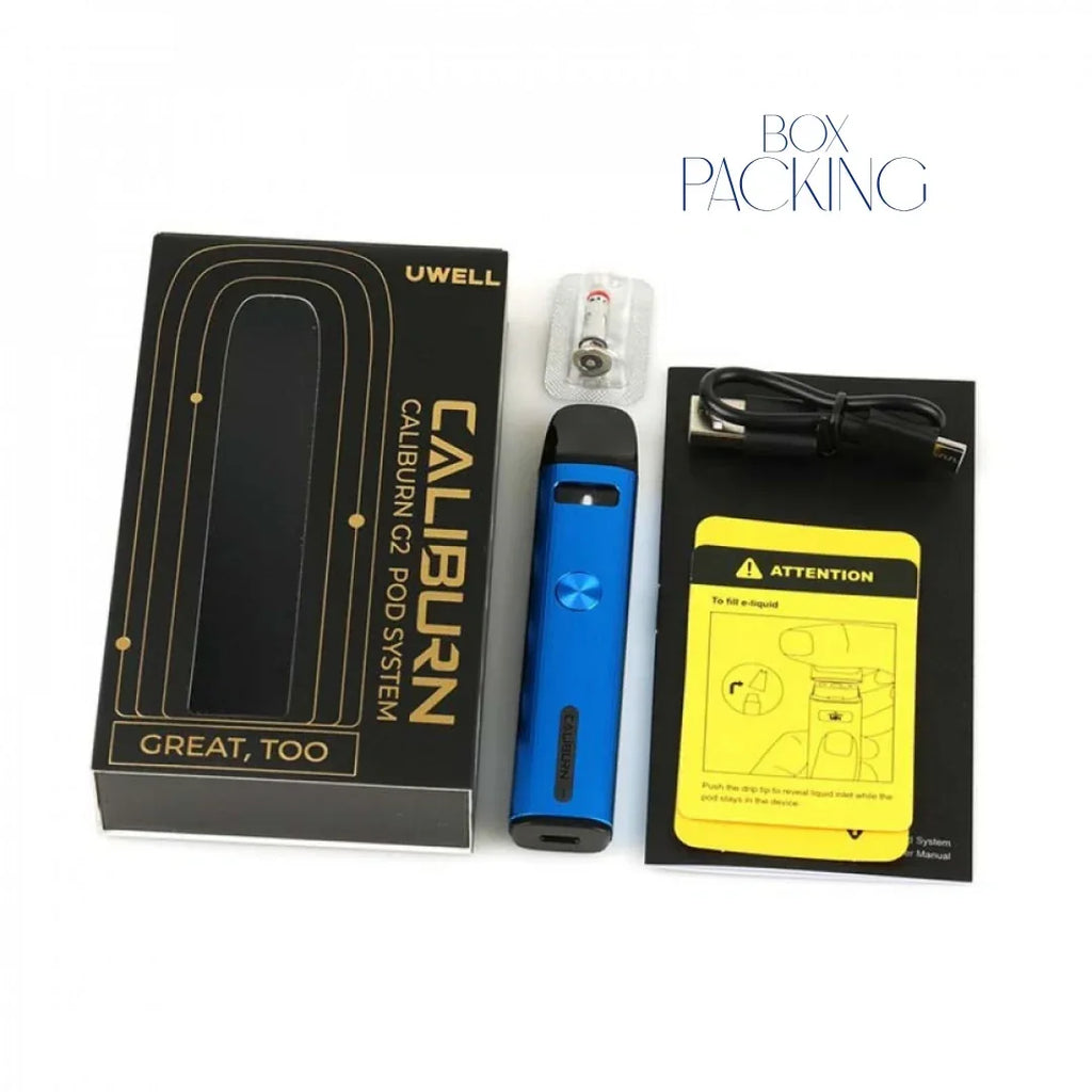 Uwell Caliburn G2 Pod System – Adjustable Airflow & 750mAh Battery | Riyadh - Vapewadi | Premium Disposable Vapes in Riyadh