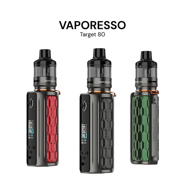 Vaporesso TARGET 80 Kit – 80W Single 18650 Mod | Riyadh - Riyadh Vape Shop