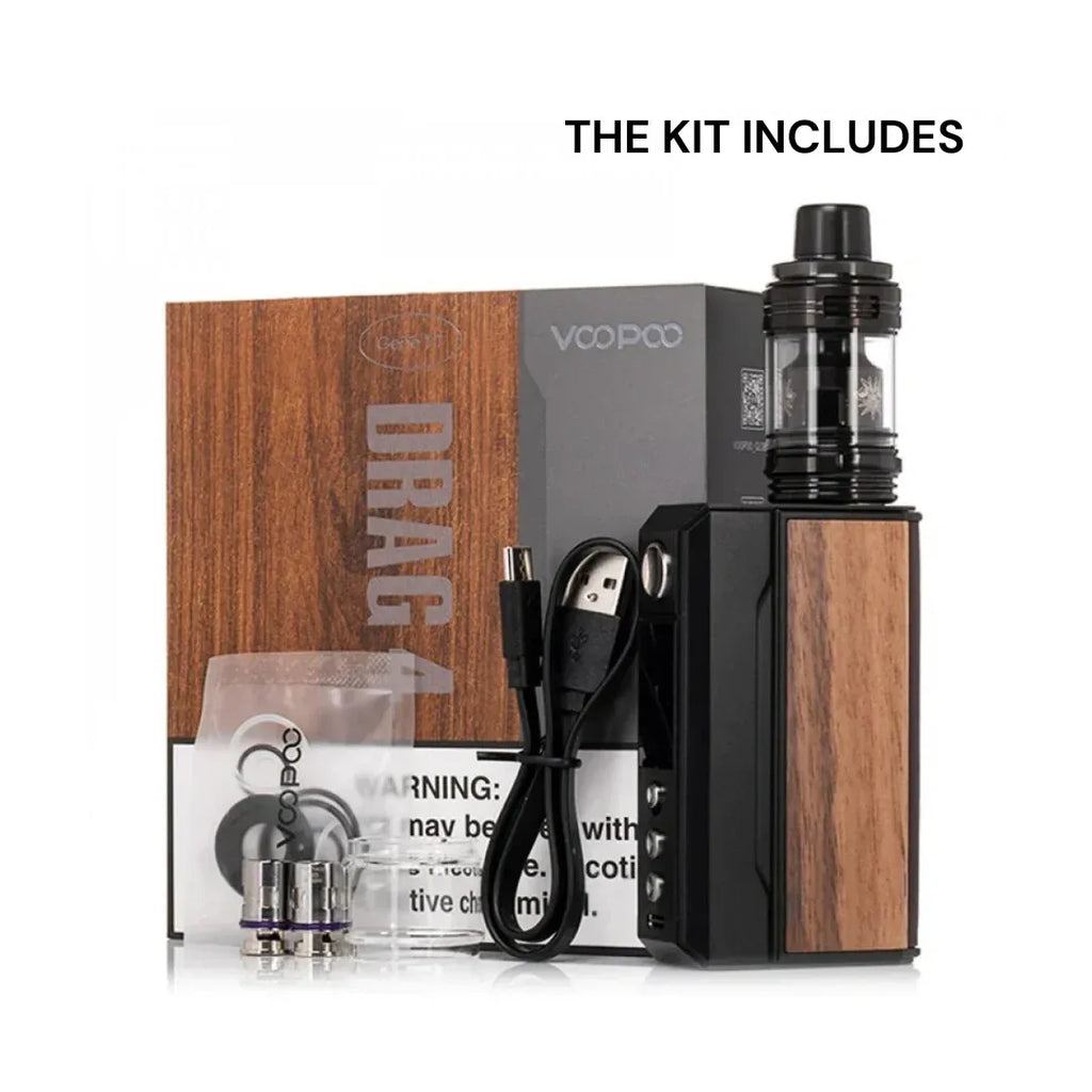 VOOPOO DRAG 4 Kit – 200W Dual Battery Mod | Riyadh Vape Store - Vapewadi | Premium Disposable Vapes in Riyadh