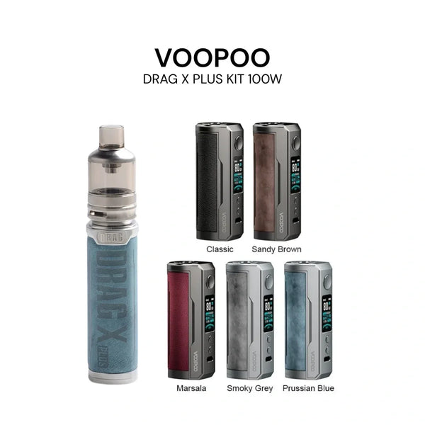 VOOPOO DRAG X PLUS 100W Kit – Single Battery Mod | Riyadh Vape Store - Riyadh Vape Shop
