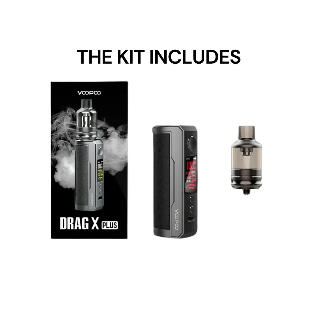 VOOPOO DRAG X PLUS 100W Kit – Single Battery Mod | Riyadh Vape Store - Vapewadi | Premium Disposable Vapes in Riyadh