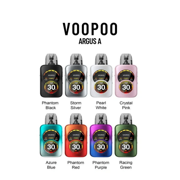 VOOPOO Argus A Pod Kit – World’s 1st Dual-Zone Display | 30W & 1100mAh - Riyadh Vape Shop